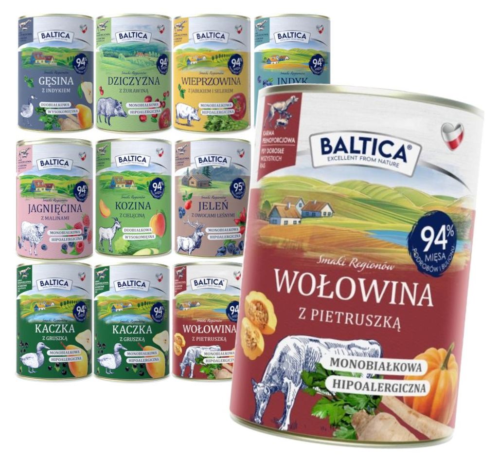 Baltica gemischte Geschmacksrichtungen 12x400g Produktbild 