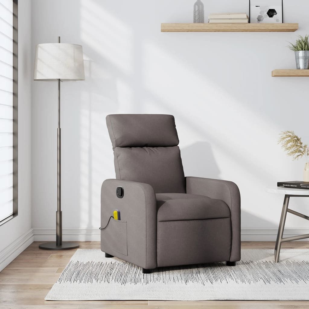 Maison Exclusive - Massagesessel Taupe Stoff