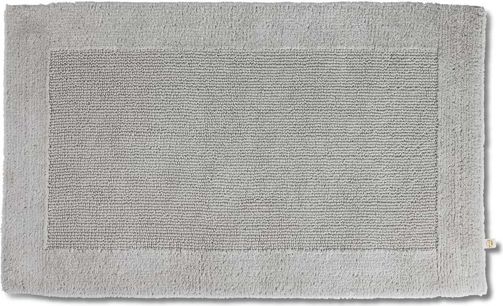 Rhomtuft Badteppich Prestige eckig 50 x 75 cm Farbe perlgrau