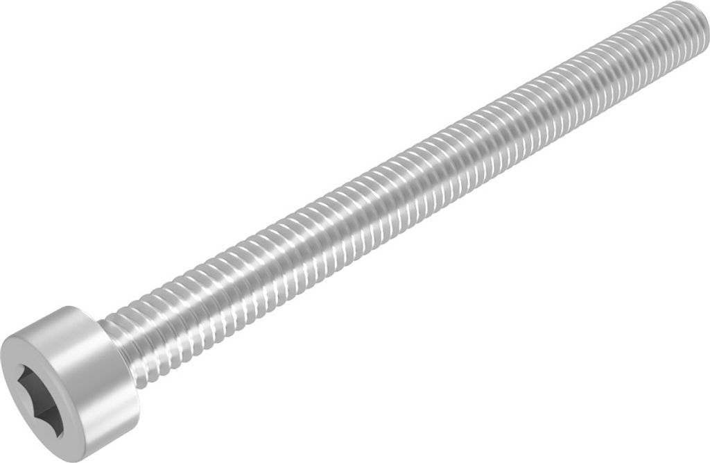 SECCARO Zylinderschraube M6 x 70 mm, Edelstahl V2A VA A2, DIN 912 / ISO 4762, Innensechskant, Vollgewinde, 20 Stück
