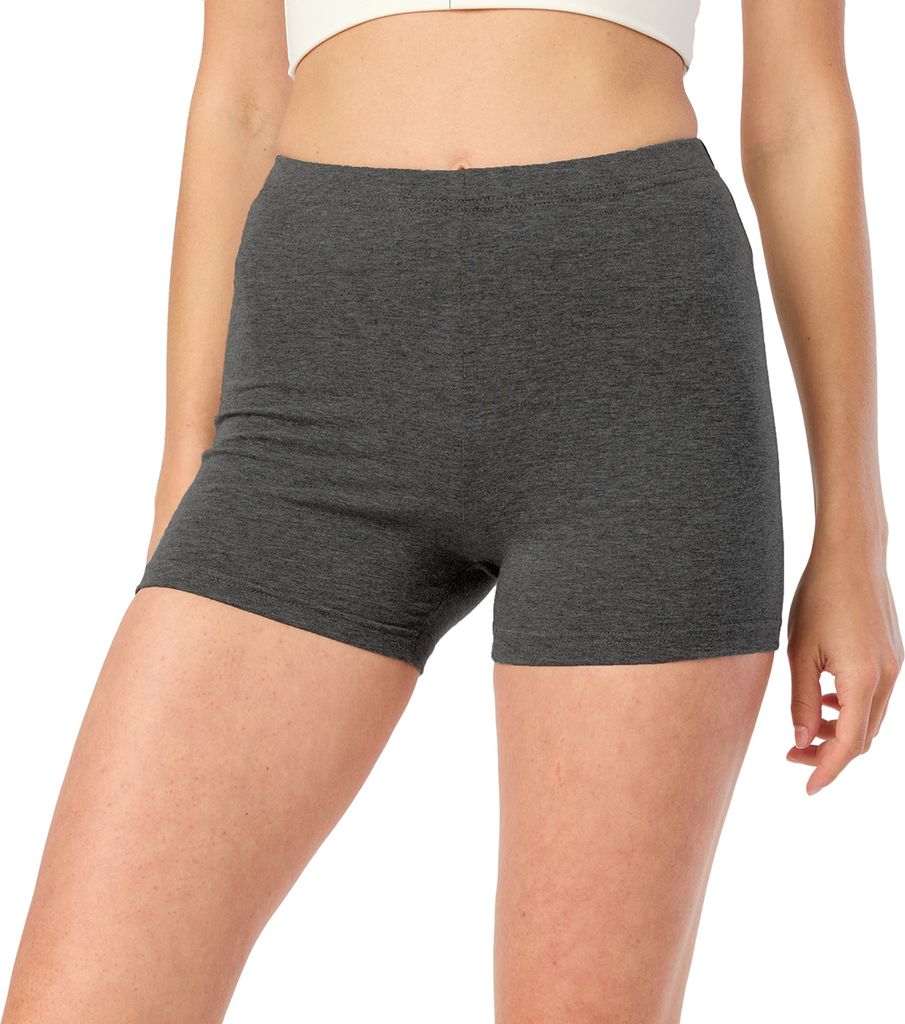 Merry Style Damen Shorts Radlerhose Kurze Hose Boxershorts aus Baumwolle MS10-392 (Dunkelmelange, XXL)