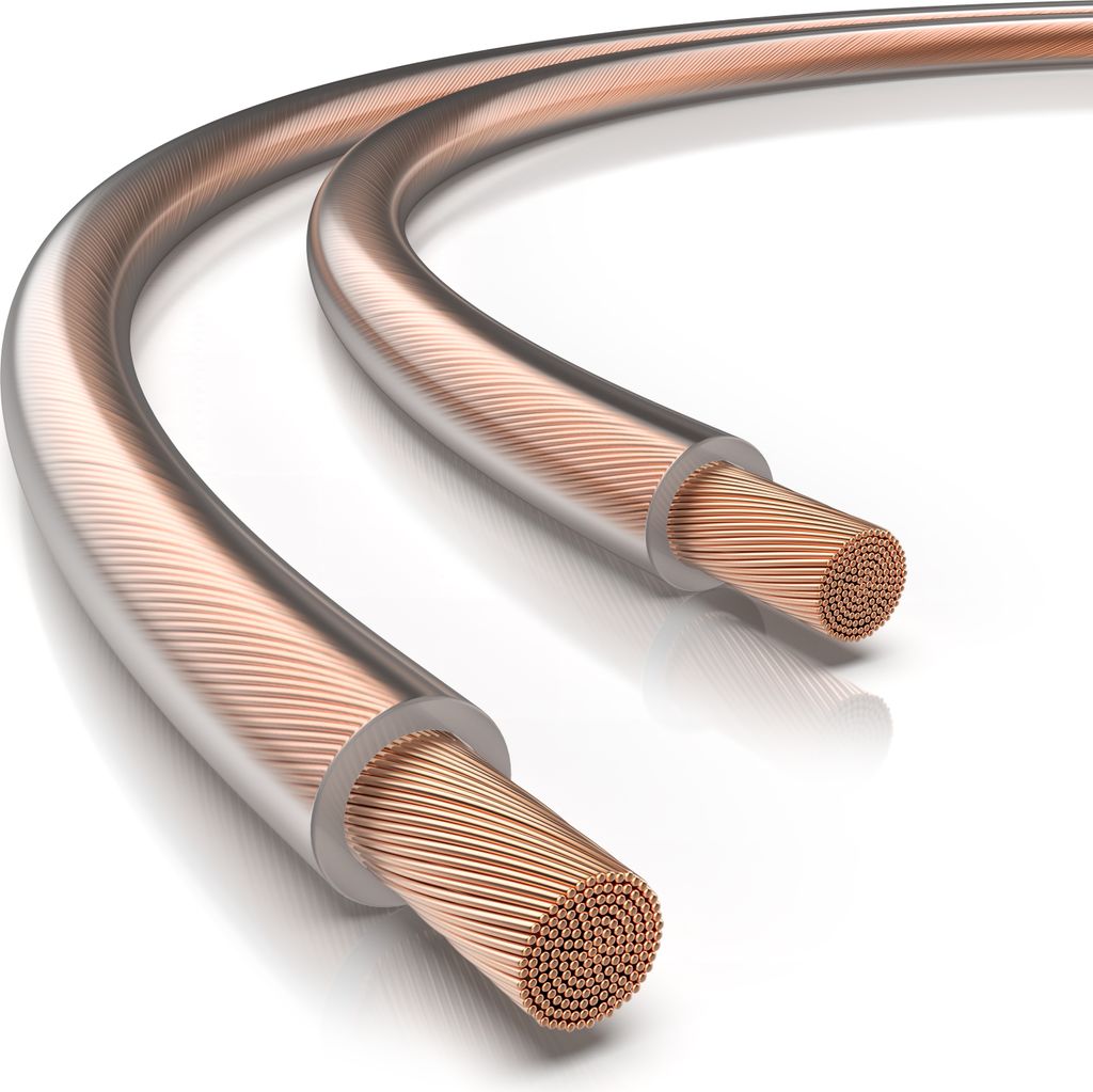 Primewire Lautsprecherkabel - OFC - 2 x 2,5 mm² Boxenkabel - Polaritätskennzeichnung - 30m