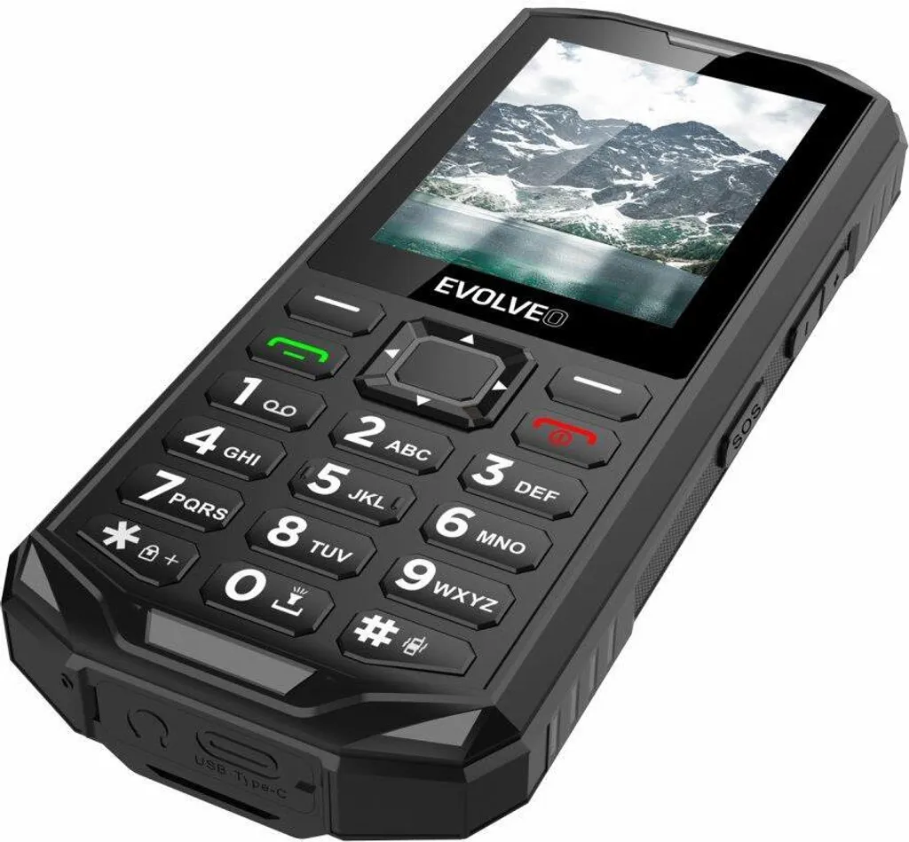 Smartphone Étanche IP68 EVOLVEO StrongPhone X5 Noir-Gris avec Double SIM - 3