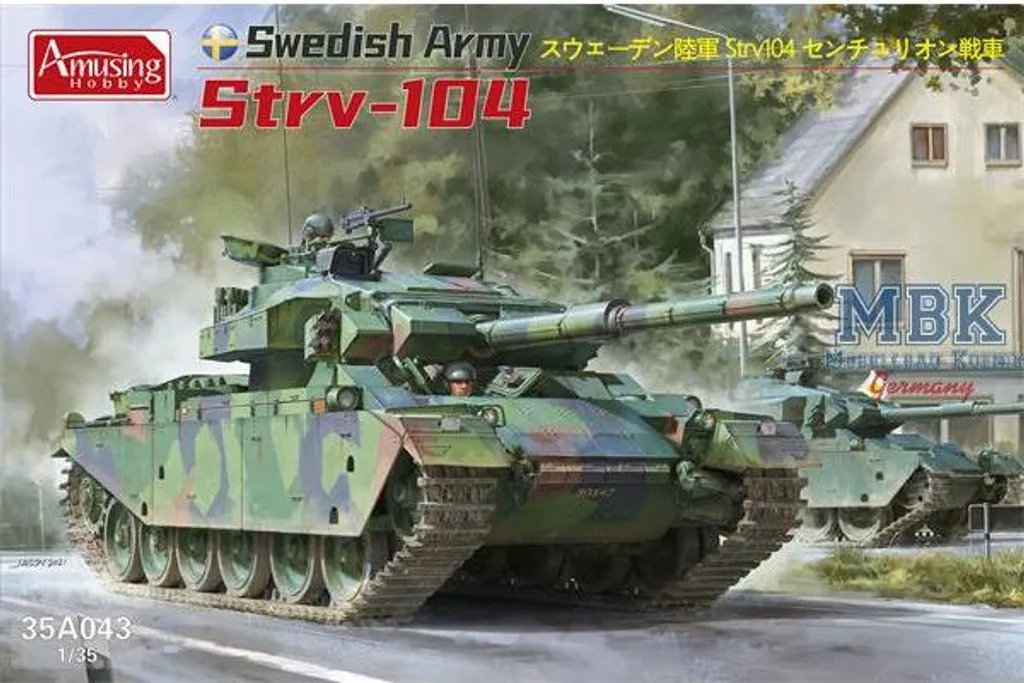 Char Strv.104 Armée Suédoise pour Diorama Militaire Historique 1/35