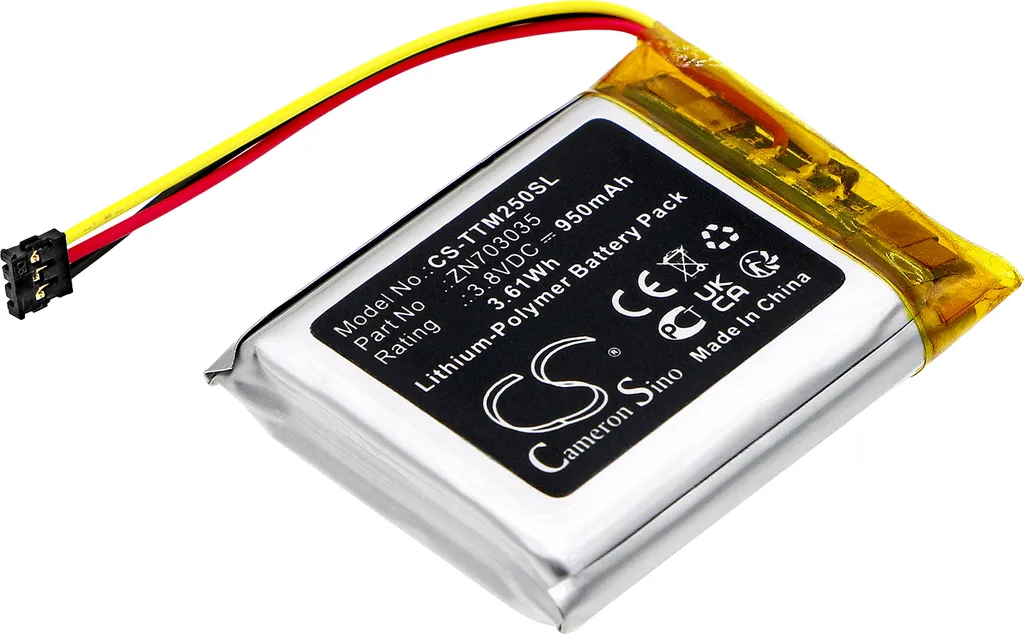 TECHTEK Batteria compatibile con [Teltonika] TM250 sostituisce ZN703035