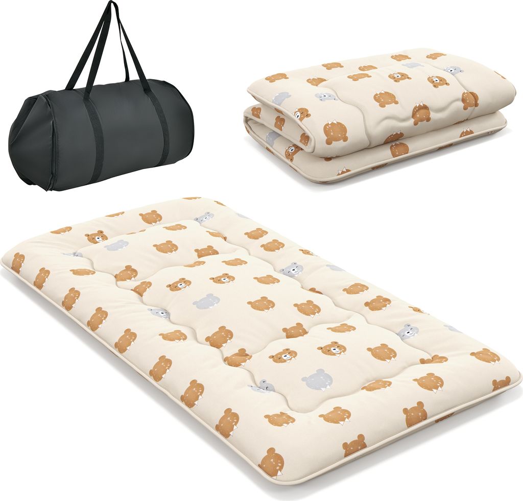 COSTWAY Matelas avec housse lavable et sac de transport, Image du produit 