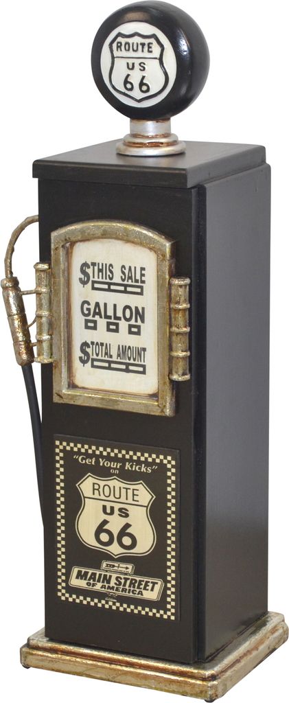 Regal  "Route 66" Zapfsäule, schwarz Produktbild 