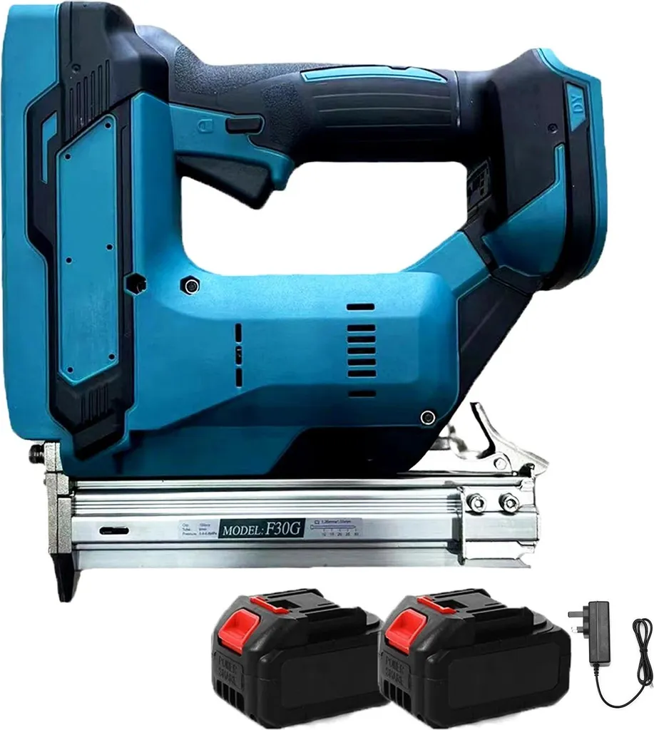 Pistolet à ongles électrique sans fil moteur brushless avec 2 piles