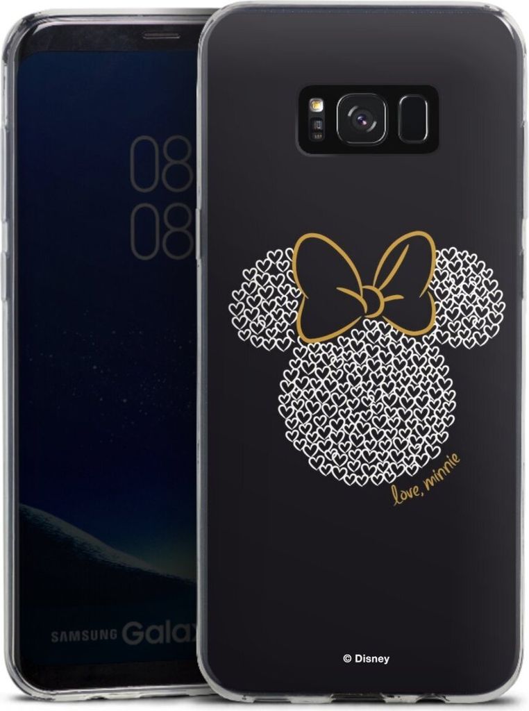 DeinDesign Slim Hülle für Samsung Galaxy S8 Plus Silikon Case Ultra Dünn Handyhülle Disney Minnie Mouse Muster