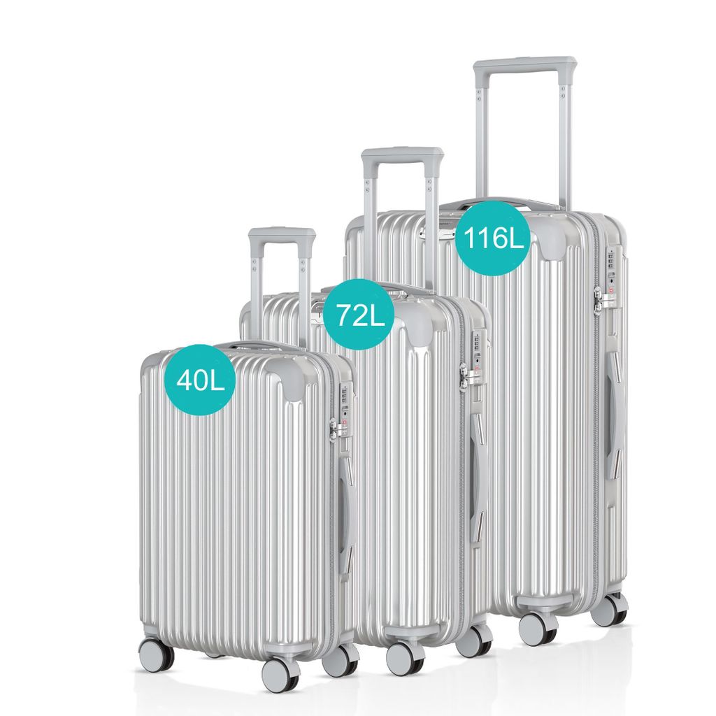 Voyagoux® - Set di valigie da viaggio - 3 pezzi - Valigia Immagine del prodotto 
