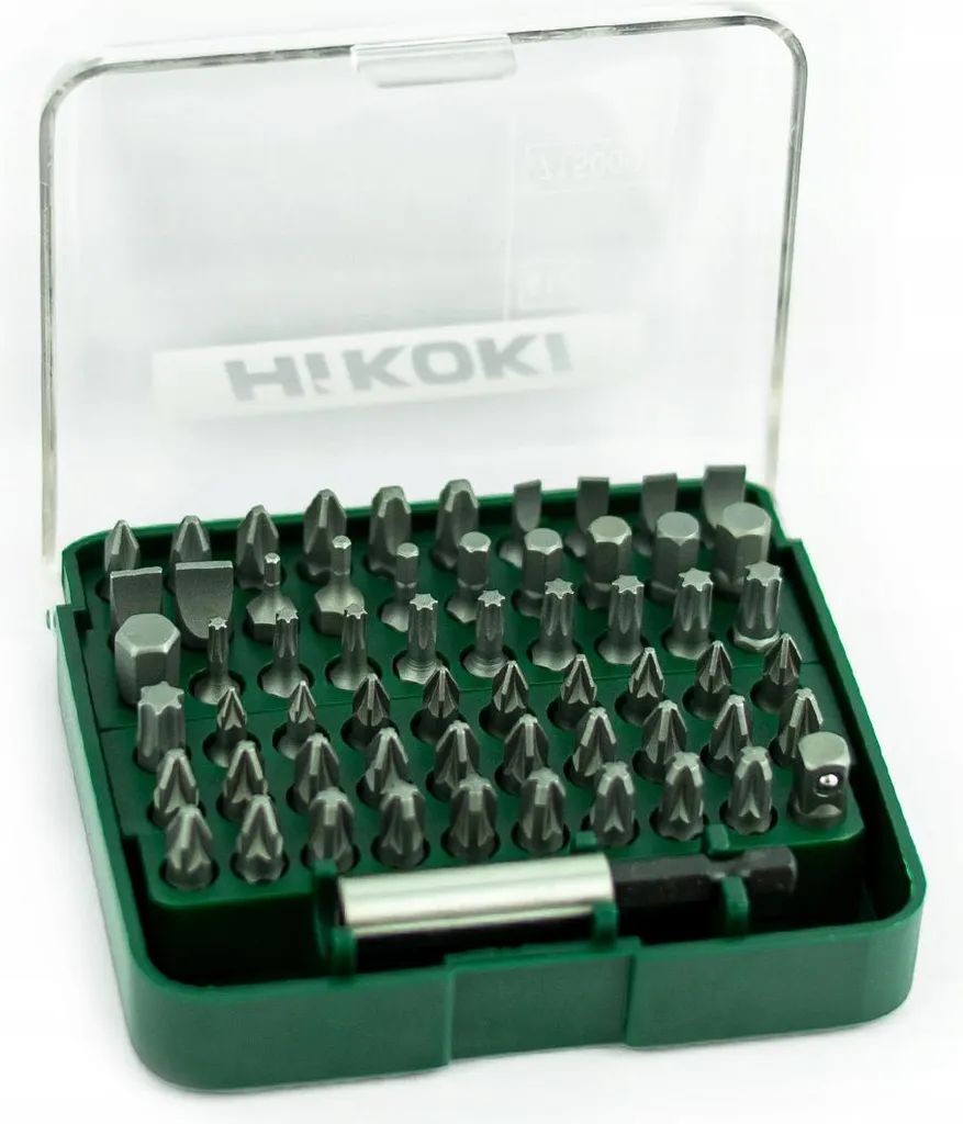 Jeu d'Embouts de Tournevis Hikoki 715000 - Kit de Vissage 61 Accessoires