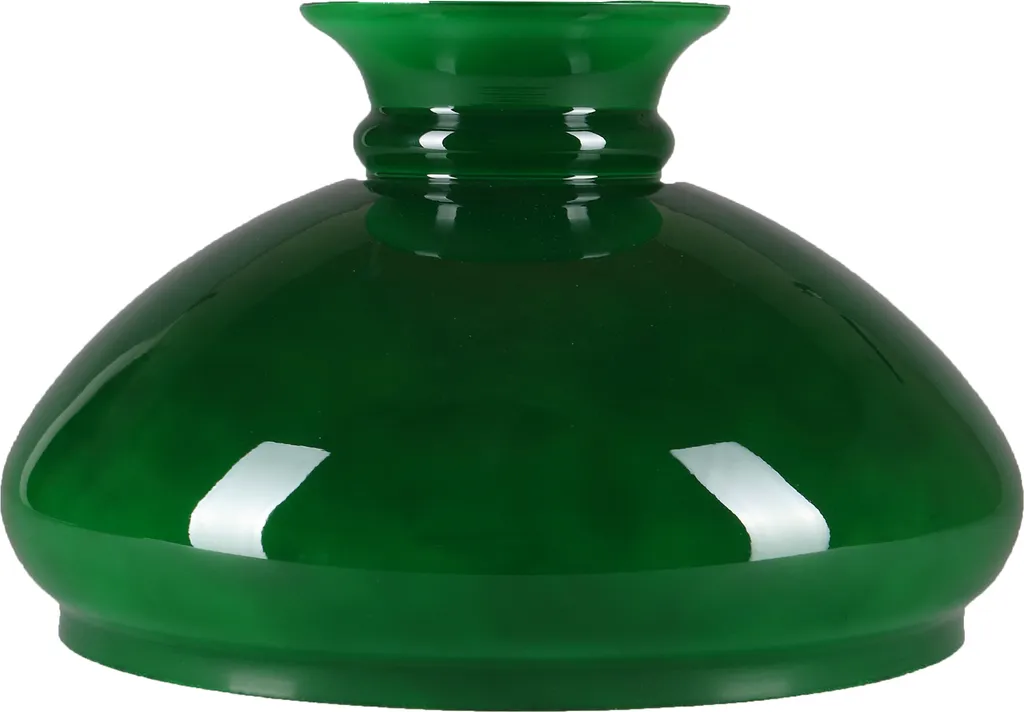 Abat-jour en Verre Opalin Vert Ø 275 mm pour Suspension et Lampe