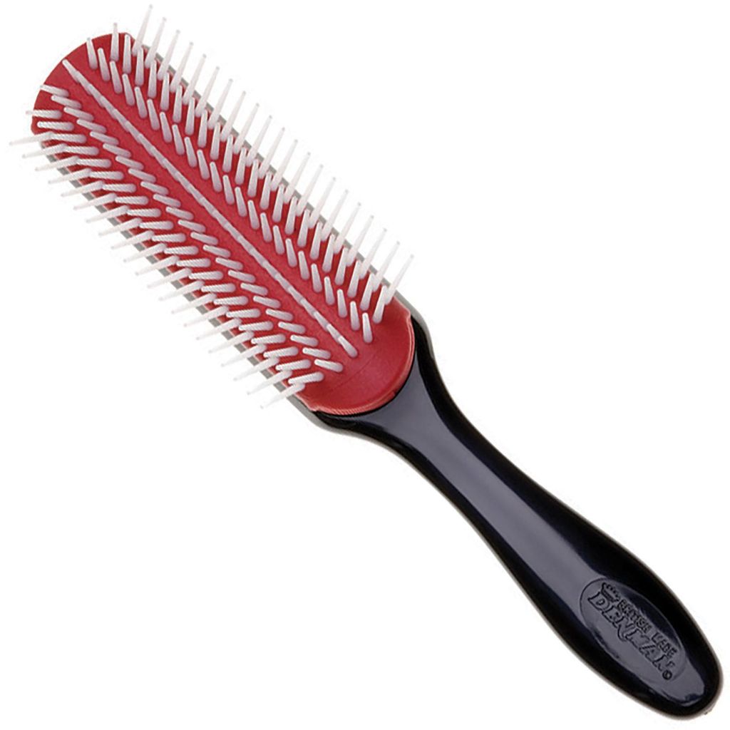 Denman – Stylingbürste, mittel, 7 Reihen – Rot – D3 Produktbild 
