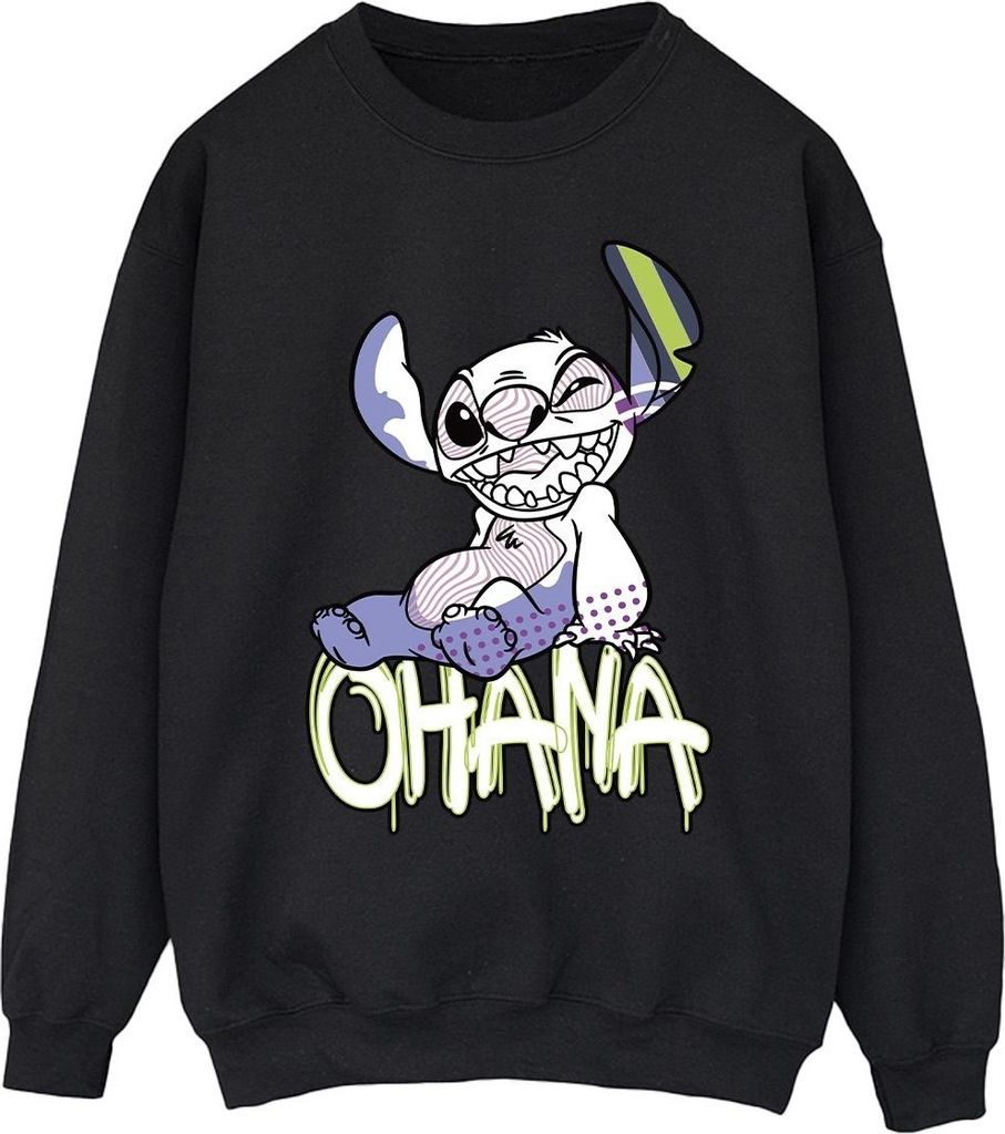 Disney - "Ohana" Sweatshirt für Herren BI31242 (S) (Schwarz)