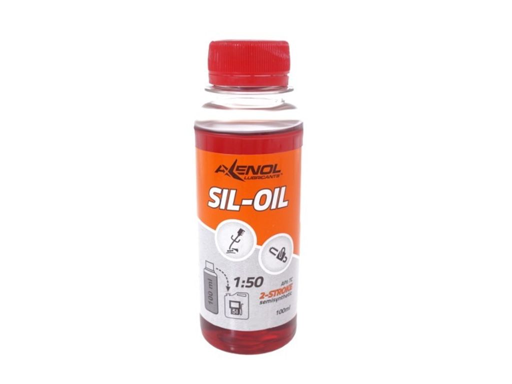 Axenol Sil-Oil, olej do 2-suwów, czerwony, 100 ml Zdjęcie produktu 
