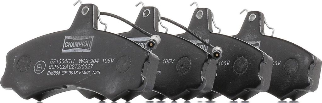 CHAMPION Bremsbeläge Satz Vorne Bremsklötze für VW L 80 571304CH