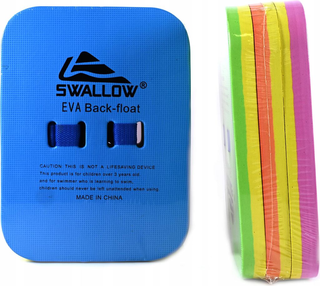 Schwimmbrett für Kinder Schwimmhilfe Kickboard - Pool Training & Wasserspaß 39x27cm Bunt