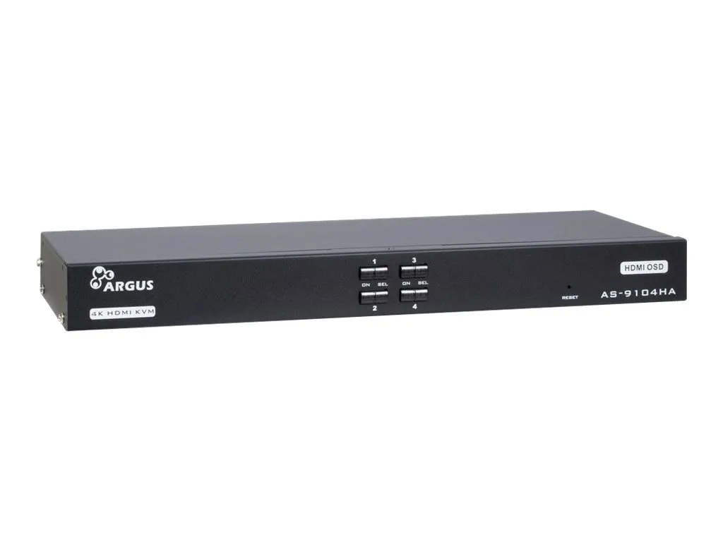 Piloter 4 PC sur un Écran HDMI avec le Switch KVM Inter-Tech AS-9104HA
