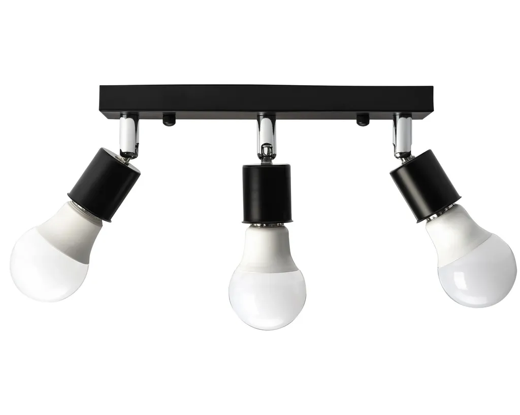 Lampada da Soffitto tooLight App699-3C Line Black | Design 3 Luci E27 - 2