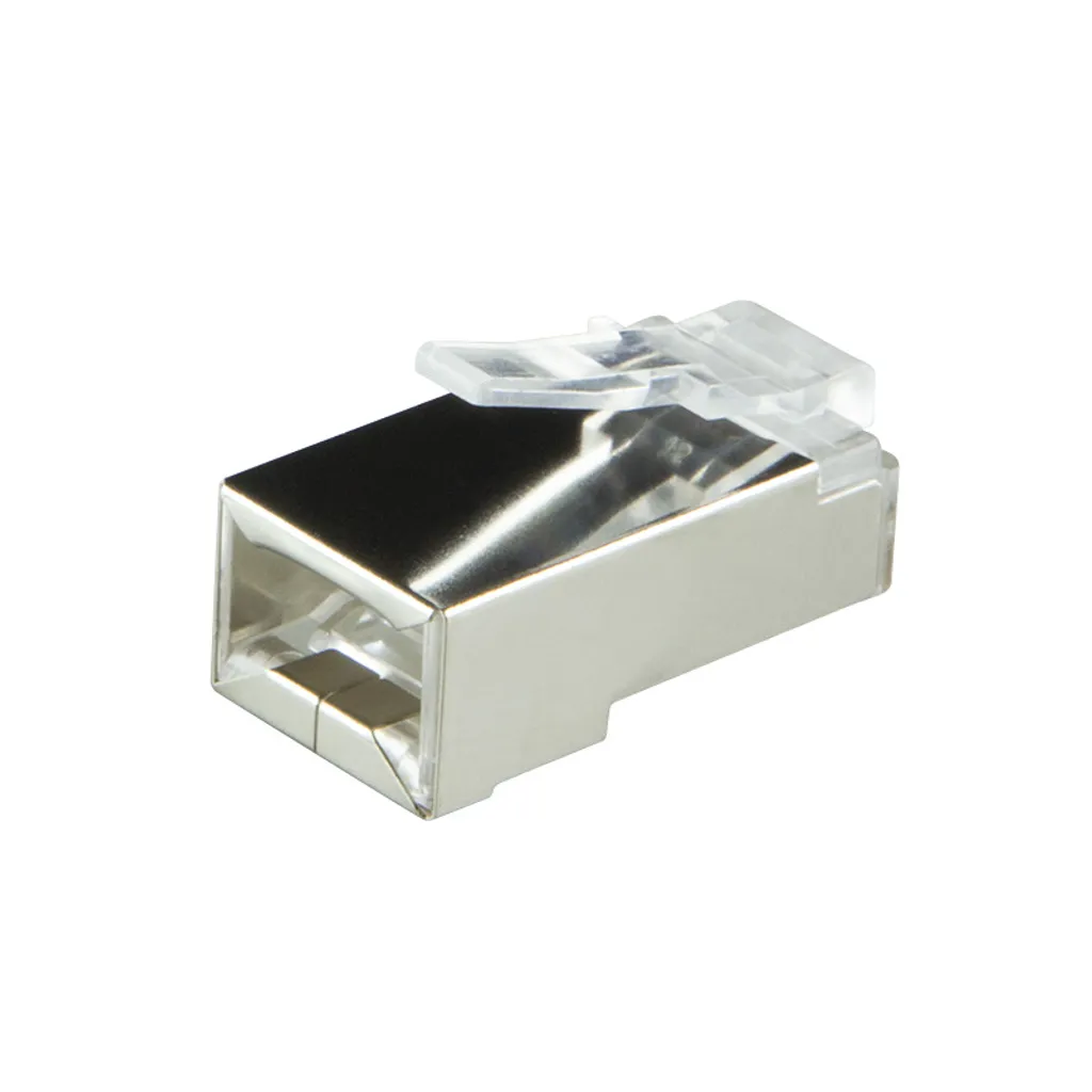 Fiche RJ45 Cat.6 blindée LogiLink MP0022 pour câble réseau Ethernet noir - 5