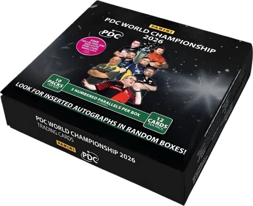 Panini PDC World Darts Championship Collectors 2026 Box