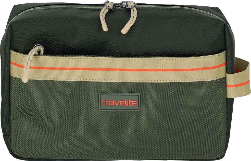 Travelite Color Craze Borsa da Toilette Oliv Verde Scuro - Shop Online