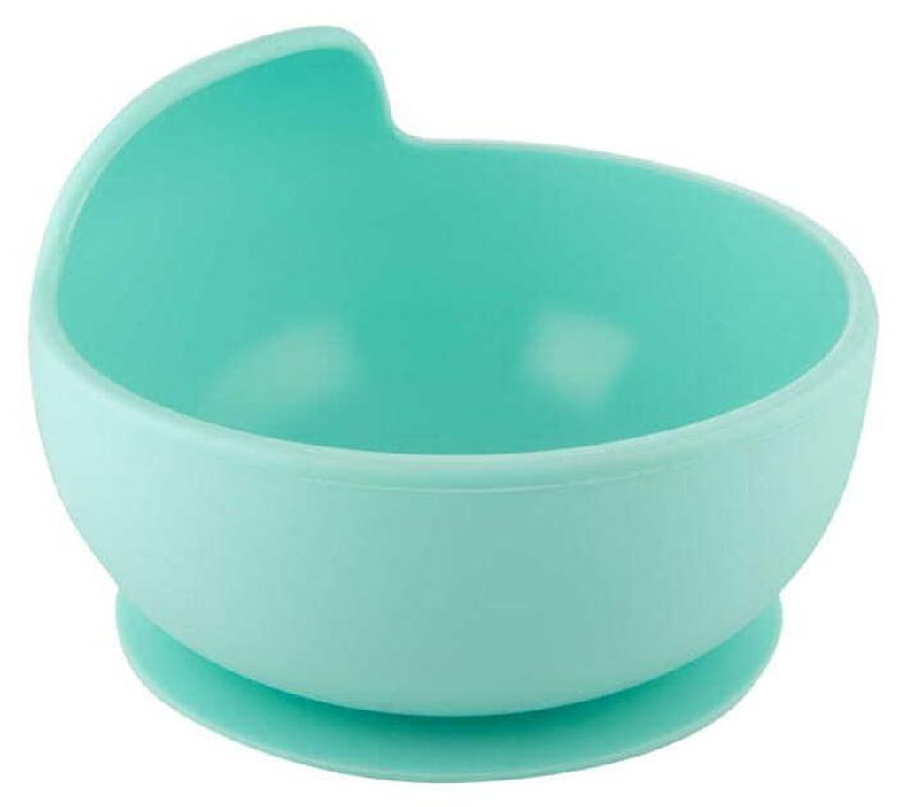 Canpol Babies | Silikonschüssel mit Saugnapf - 330 ml - Türkis - BPA-frei - ideal für BLW