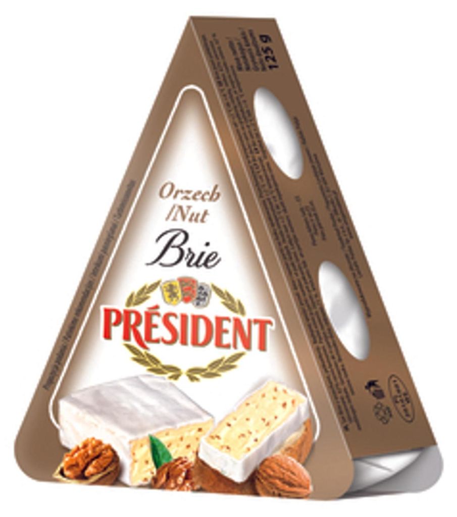 Brie President Orzech 125g Zdjęcie produktu 