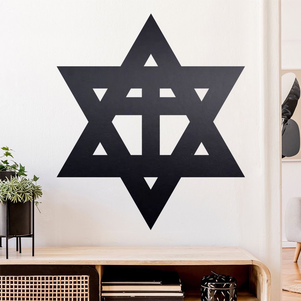 Messianische Juden D2 Wandtattoo Wandaufkleber Wall Sticker - Dekoration, Küche, Wohnzimmer, Schlafzimmer, Badezimmer