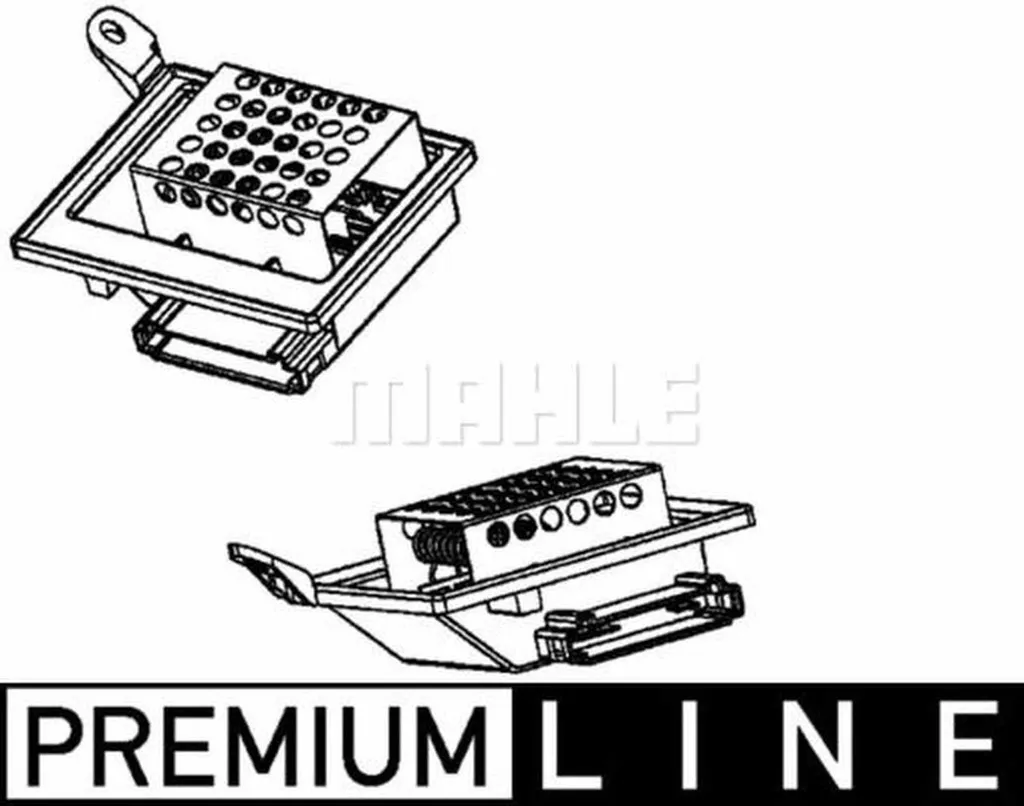 Ventilation bloquée ? Solution Résistance MAHLE ABR 87 000P Premium - 9