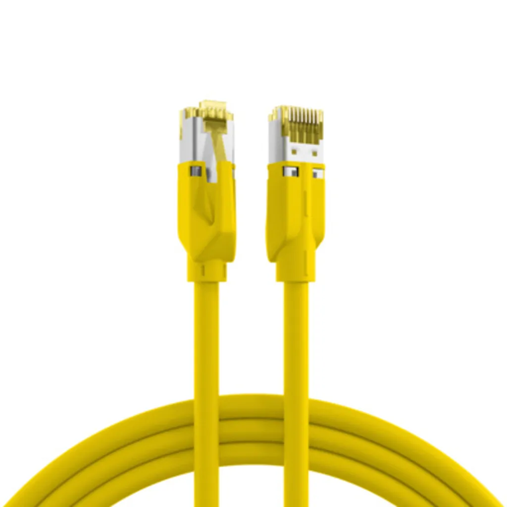Patch Cable Professional 3m Giallo Cat.6A S/FTP - EFB Dätwyler 7702