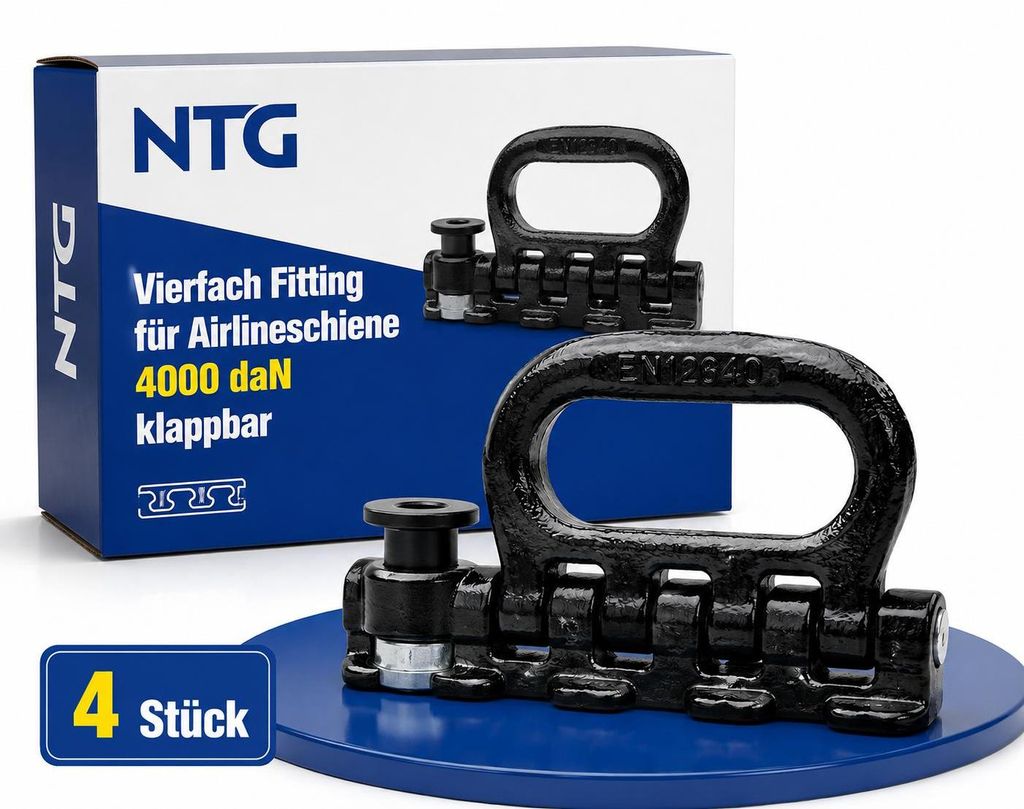 4x Quattro-Stud-Fitting Endbeschlag Endfitting Produktbild 