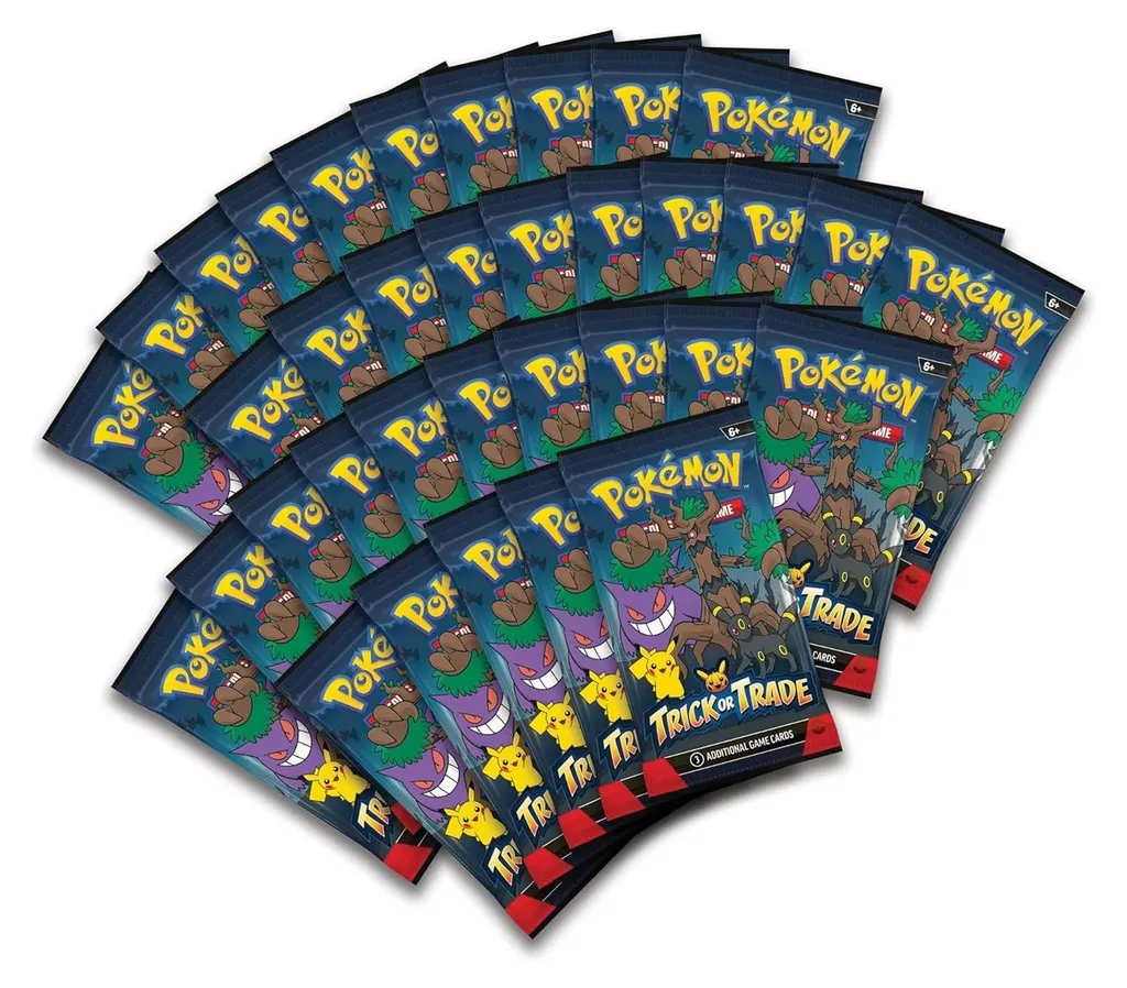 Display Pokémon Halloween 2024 - 35 Mini Boosters pour vos Échanges