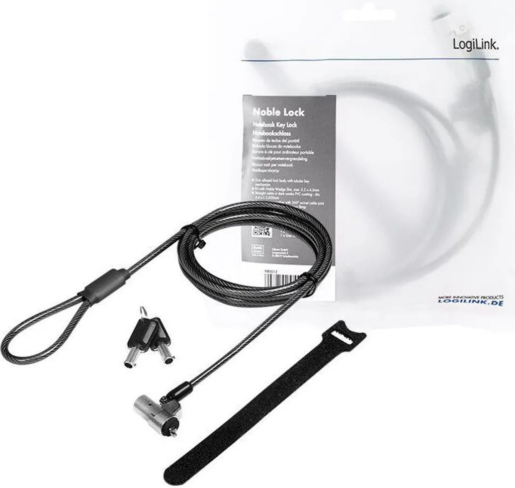 LogiLink NBS012 Security Lock per Flotte Aziendali e Notebook Slim