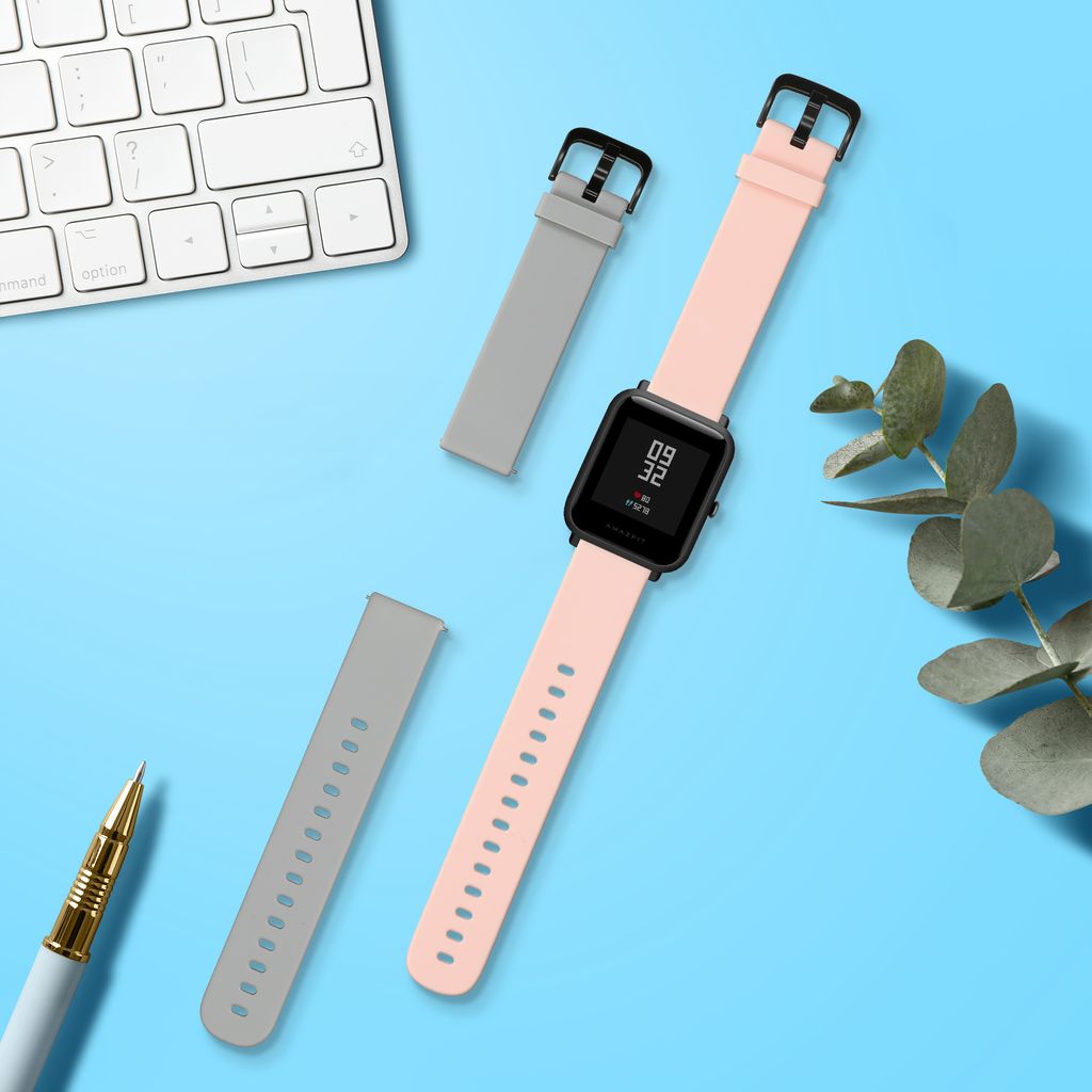 kwmobile 2x Sportarmband kompatibel mit Huami Amazfit Bip S Produktbild 2