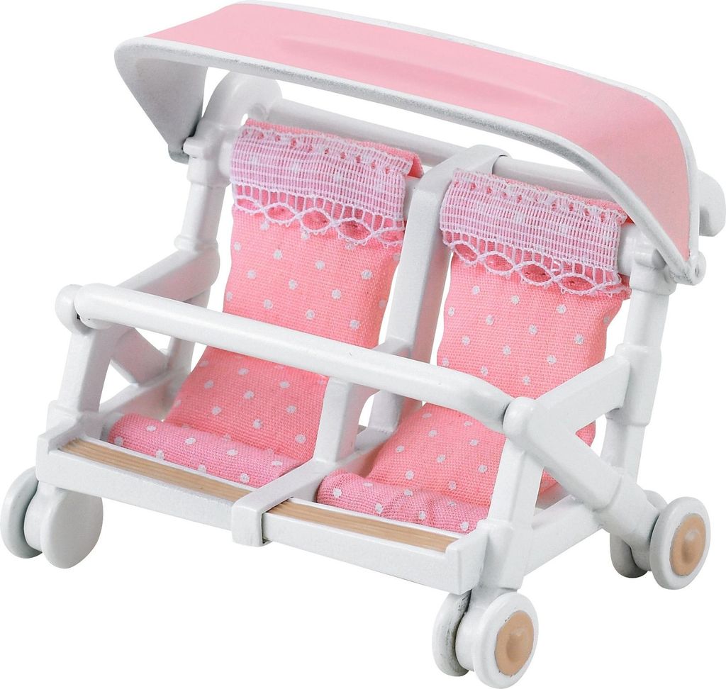 Sylvanian Families Passeggino per gemelli SYLVANIAN FAMILY Immagine del prodotto 