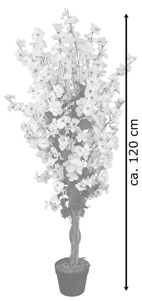 Decovego Künstlicher Kirschbaum, Kunstpflanze, Produktbild 