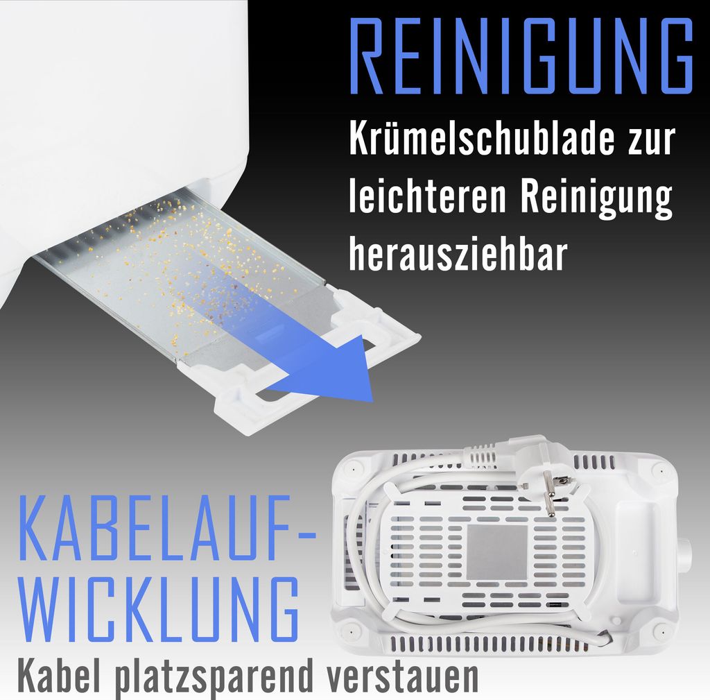 Clatronic kompakter Toaster 2 Scheiben | Toaster mit Produktbild 14