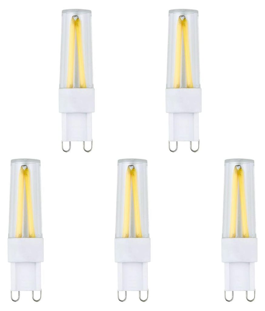 SPL G9 LED Röhrenlampe 2,5W 200lm 2700K Warmweiß 230V Dimmbar 5 Stück
