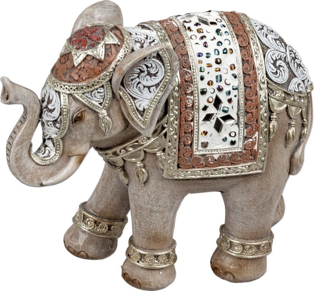 Deko Elefant Skulptur Artikel Garten Wild Tier Afrika Figur Objekt Elefanten