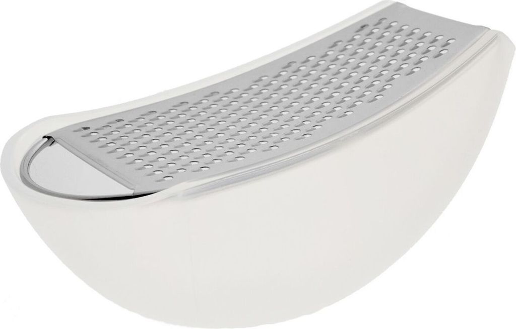 Grattugia Alessi Parmenide con scatola per formaggi, grigio Immagine del prodotto 
