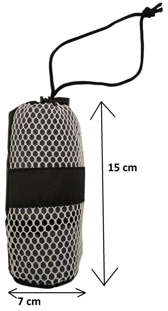 Reise Handtuch Mikrofaser Badetuch 40x100cm Tragebeutel Produktbild 