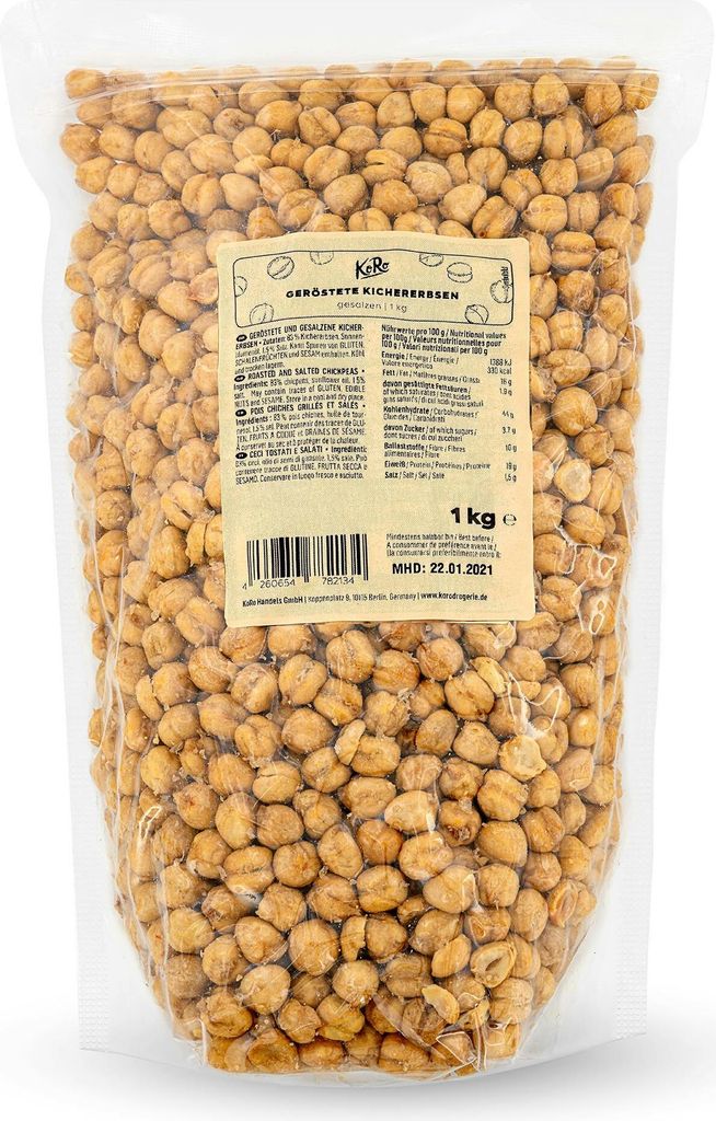 KoRo I Geröstete und gesalzene Kichererbsen 1 kg Produktbild 