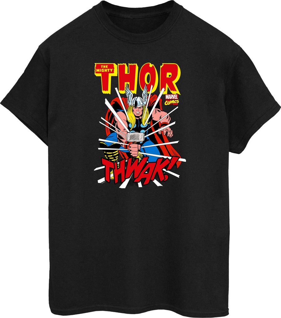 Thor - "Thwak" T-Shirt für Herren BI2175 (L) (Schwarz)
