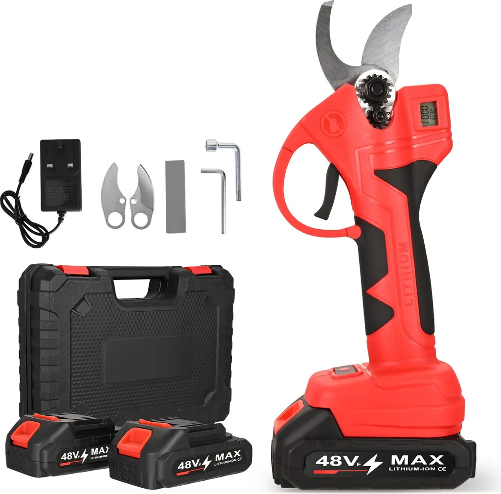 Forbici da Potatura a Batteria 30mm - Leggere e Potenti | 2x2000mAh