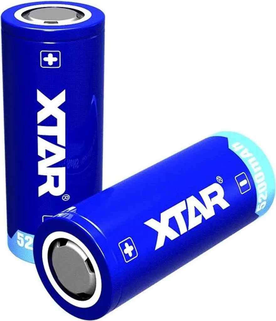 Accumulateur Rechargeable 26650 XTAR 5200mAh Haute Capacité Protégé