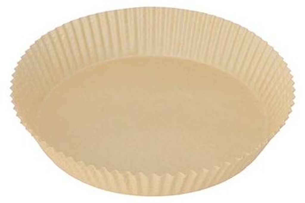 1000 Papstar Backpapiere Ø 20 cm, 4,5 cm braun für Heißluftfritteusen 89962