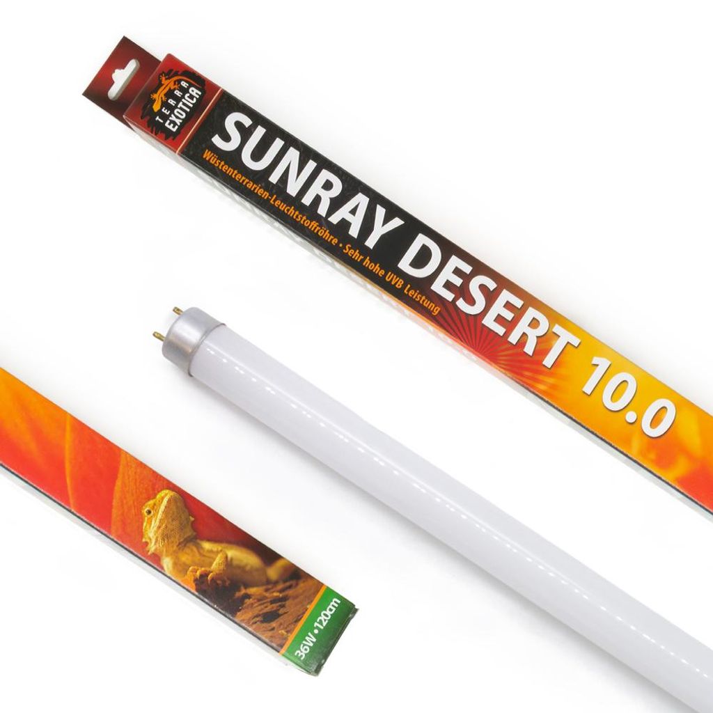 Sunray Desert UV 10.0 - Leuchtstoffröhre - 36 Watt / 120 cm - ideal für alle Wüsten- und Steppenbewohner