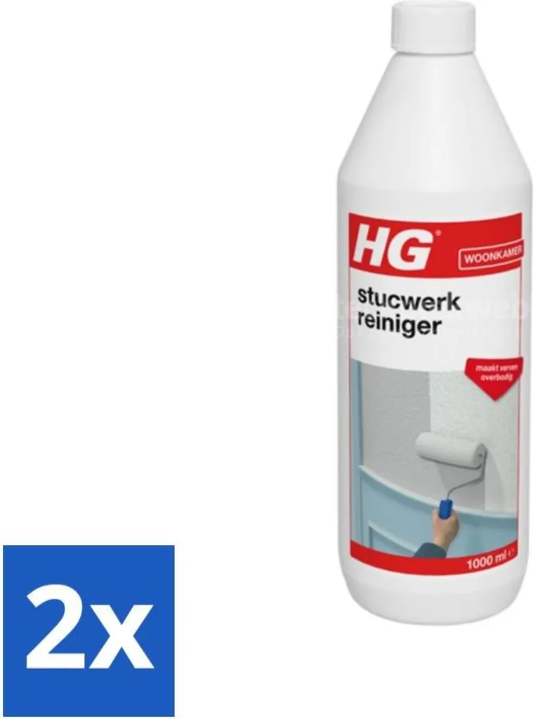 Nettoyer crépi noirci ou sale avec HG nettoyant action rapide 1L lot 2