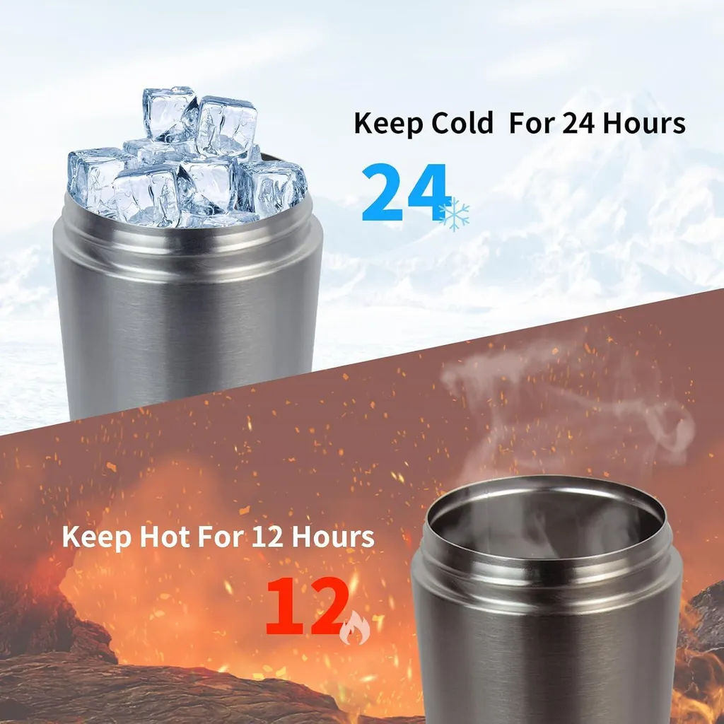 JOLIGAEA Shaker Proteico in Acciaio Inox, Shaker per Proteine Fitness